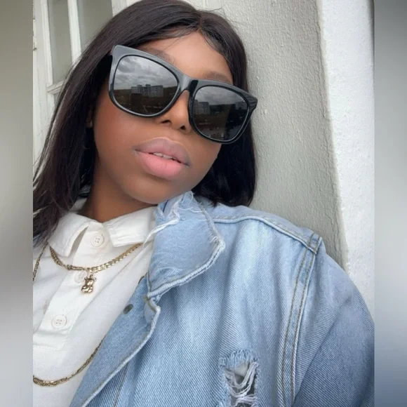 💯 - New Authentic Gucci GG0057SK 002 56 GG0057SK Unisex Sunglasses - Picture 6 of 15